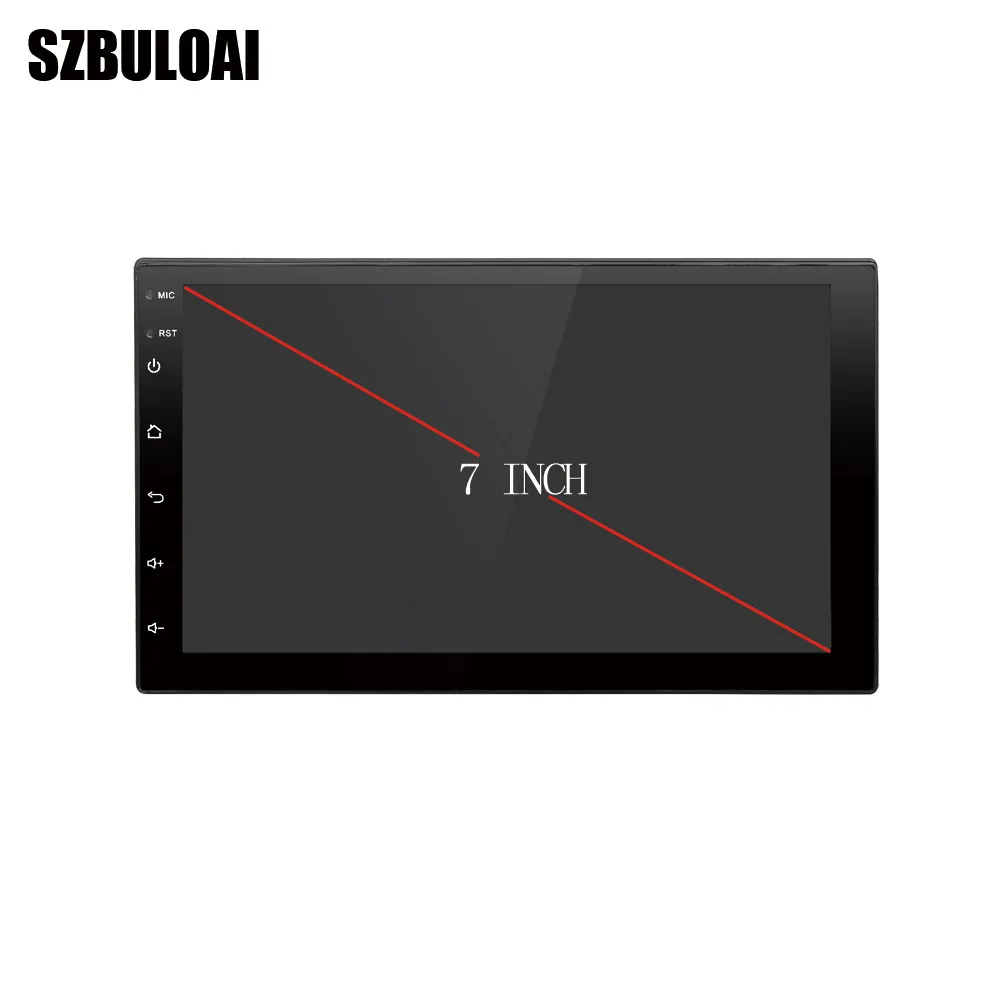 SZBULOAI Sistem Android8.1 16G Memory Layar Sentuh 7 Inci HD Mobil Bluetooth MP5 Pemain Tombol 2 DIN универсальный gps