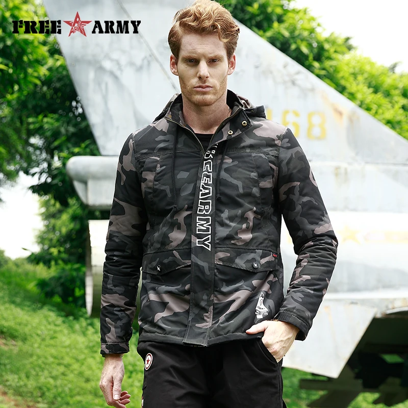 FreeArmy Brand New Fashion Winter Jacket Men Hooded Long Black Camo Zipper Cotton Parka Men Outerwear Jackets and Coats Casual
FreeArmy Brand New Fashion Winter Jacket Men Hooded Long Black Camo Zipper Cotton Parka Men Outerwear Jackets and Coats Casual