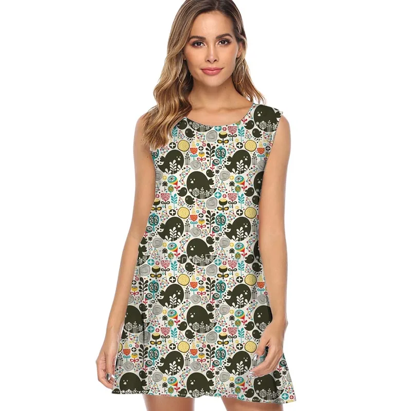 New Fashion Boho Chiffon Dresses 2019 Bee Yourself Printed Sleeveless Beach Summer Mini Dress Women Sexy Party Dress Vestidos
New Fashion Boho Chiffon Dresses 2019 Bee Yourself Printed Sleeveless Beach Summer Mini Dress Women Sexy Party Dress Vestidos