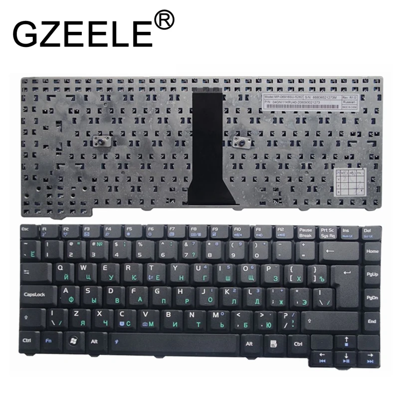 Новая русская клавиатура GZEELE для ноутбука Asus F2 F3 F3E F3F F3H F3Ja F3U F3T F2J Z53 Z53F Z53M Z53S (24
