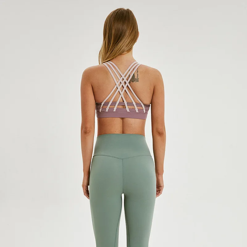 Sports Bras for Women Comfortable Yoga Bra with Removable Pads Running Crossback Yoga Tops Activewear Workout Clothes
Sports Bras for Women Comfortable Yoga Bra with Removable Pads Running Crossback Yoga Tops Activewear Workout Clothes