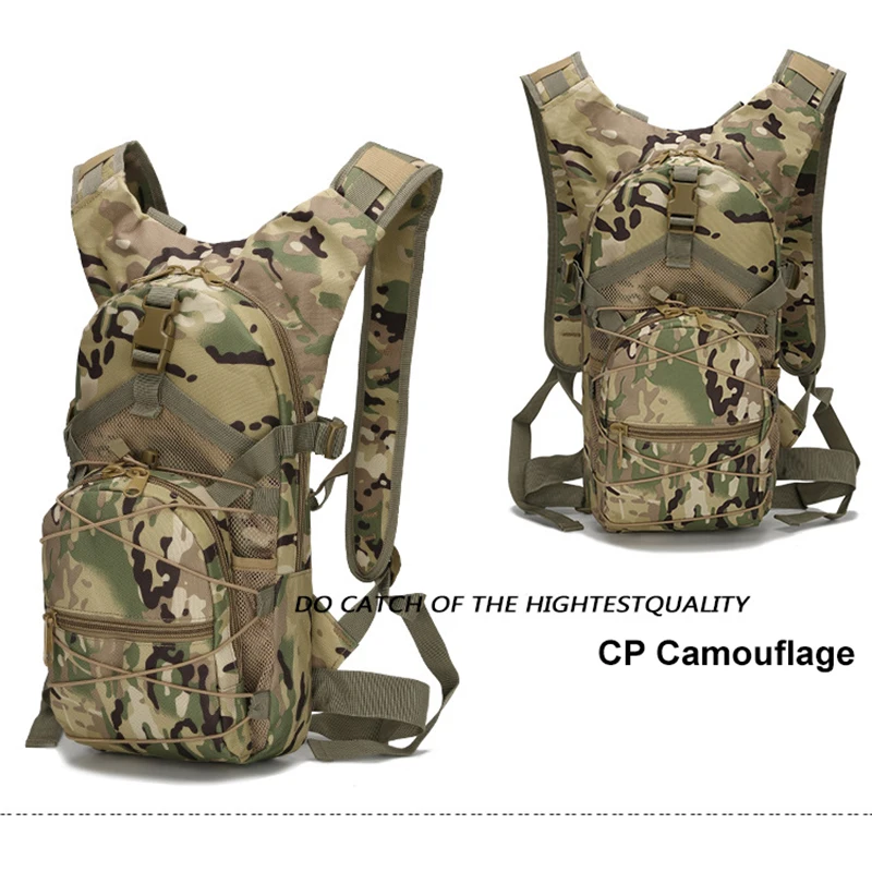 Уличный рюкзак на плечо 15л военный тактический 7 цветов походный Камуфляжный