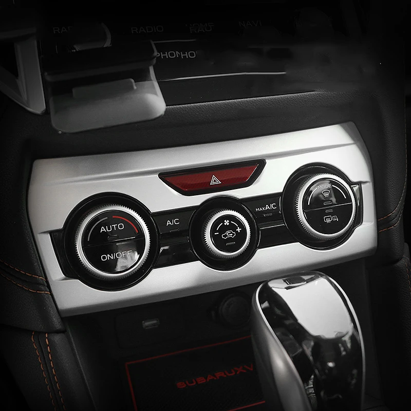 silver & Carbon style Inner Air Condition Adjust Panel Cover Trim Car Styling Accessories 1pcs For Subaru XV 2018 ABS
silver & Carbon style Inner Air Condition Adjust Panel Cover Trim Car Styling Accessories 1pcs For Subaru XV 2018 ABS