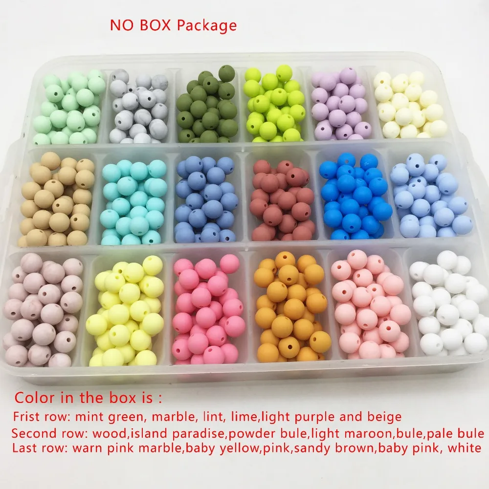 Силиконовые бусины SYBBeads 100 шт./лот Детские Прорезыватели для зубов силиконовые