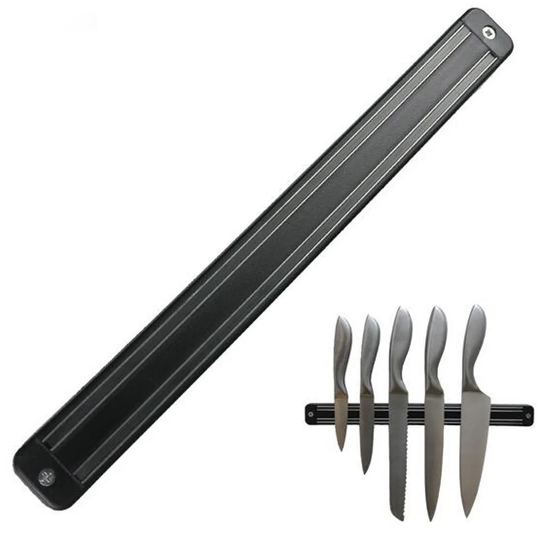 1pc Magnetic Knife Holder Wall Mount Black ABS metal Knife For Placstic Magnet Knife Holder
1pc Magnetic Knife Holder Wall Mount Black ABS metal Knife For Placstic Magnet Knife Holder