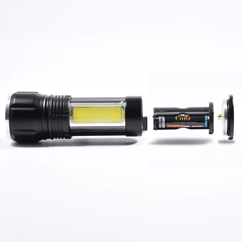 Coba cob camping work inspection light rechargeable flashlight led 18650 battery flash torch zoomable hiking outdoor T6 bulb
Coba cob camping work inspection light rechargeable flashlight led 18650 battery flash torch zoomable hiking outdoor T6 bulb