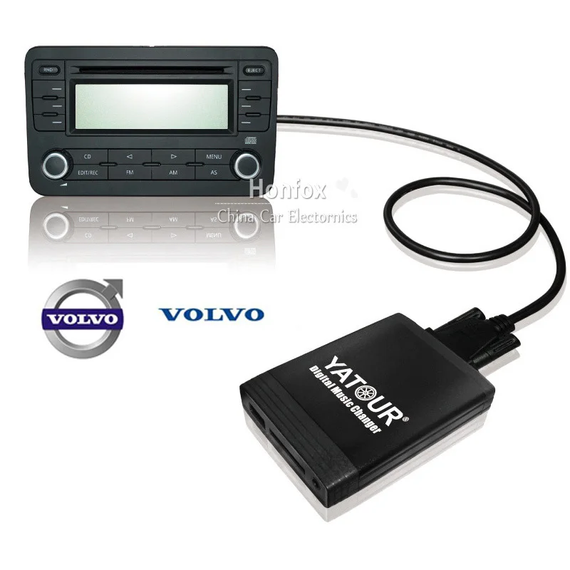 Yatour YT-M06 Автомобилей digital music changer для Volvo hu-ххх x70 vc70 c70 s40 s60 s80 v40 с USB SD AUX адаптер BT