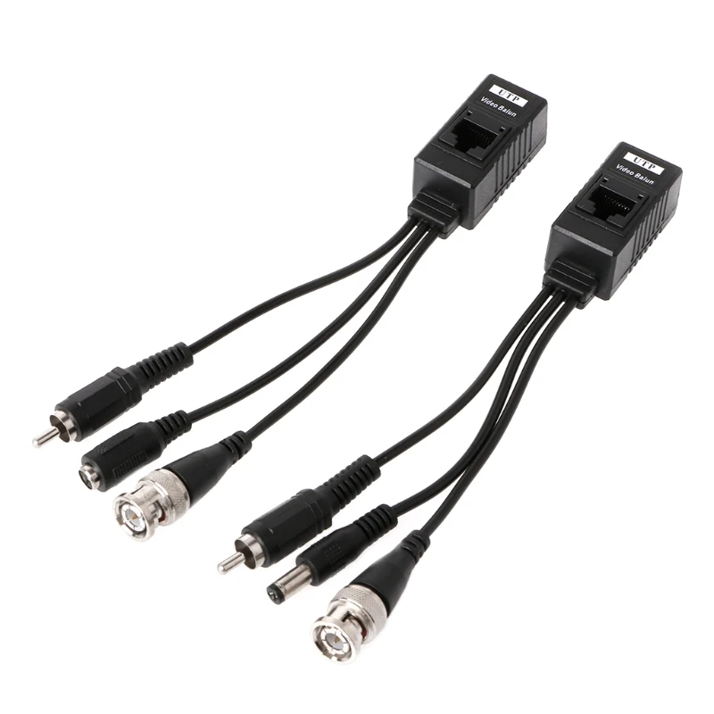 1 Pair BNC To RJ45 Passive Video Power + Audio Balun Transceiver For CCTV Camera Dropshipping
1 Pair BNC To RJ45 Passive Video Power + Audio Balun Transceiver For CCTV Camera Dropshipping