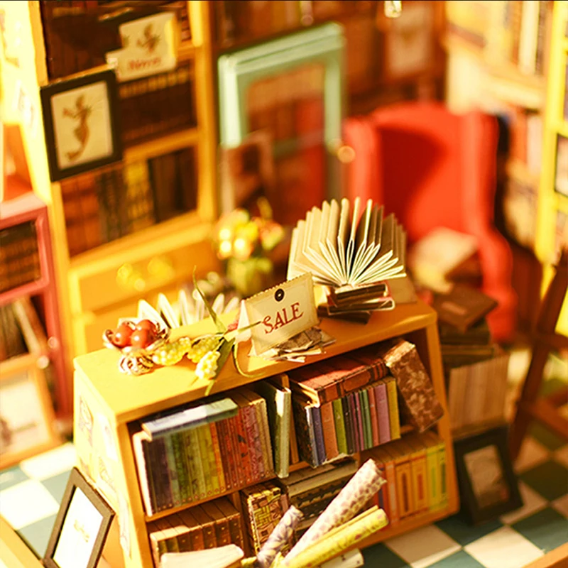 mylb 3D Puzzle DIY New Arrival Wooden Decor Collection Wooden House Toys Creative Gift Sam's bookstore With LED Light DG102
mylb 3D Puzzle DIY New Arrival Wooden Decor Collection Wooden House Toys Creative Gift Sam's bookstore With LED Light DG102