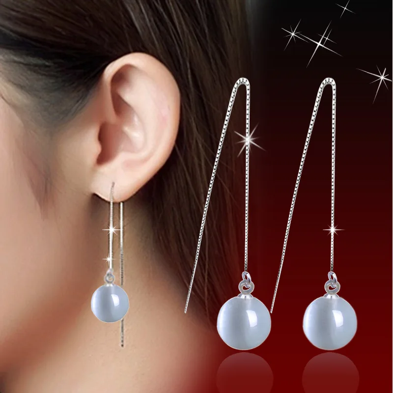 100% 925 sterling silver fashion round natural opal stone ladies long stud earrings jewelry female birthday gift drop shipping
100% 925 sterling silver fashion round natural opal stone ladies long stud earrings jewelry female birthday gift drop shipping