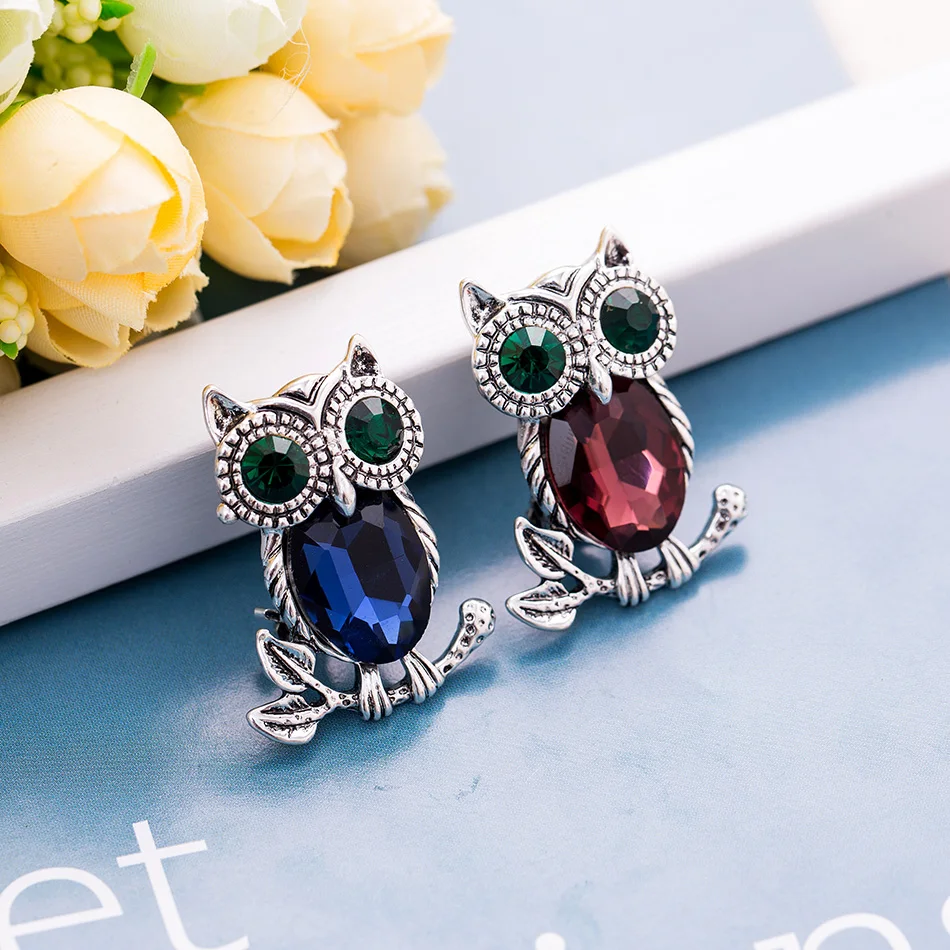 Sunspicems Russian Owl Brooch Pin for Women Crystal Jewelry Retro Silver Color Kid Gift
Sunspicems Russian Owl Brooch Pin for Women Crystal Jewelry Retro Silver Color Kid Gift