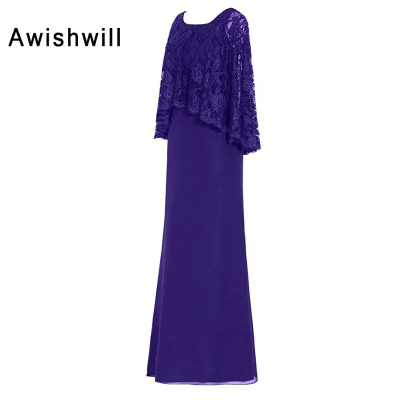 Customized Wedding Party Dress for Women With Lace Cape Chiffon Long Formal Evening Gowns Elegant Mother of The Bride Dresses
Customized Wedding Party Dress for Women With Lace Cape Chiffon Long Formal Evening Gowns Elegant Mother of The Bride Dresses
