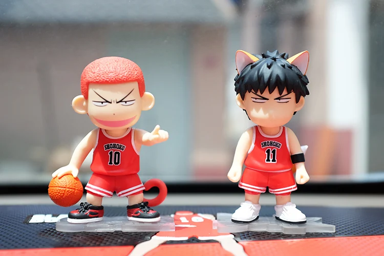 Hot Comic Anime SLAM DUNK Hanamichi Sakuragi Shokoku Rukawa Kaede 10 # 11 # Monkey Fox Style Mini Version Action Figure Toys
Hot Comic Anime SLAM DUNK Hanamichi Sakuragi Shokoku Rukawa Kaede 10 # 11 # Monkey Fox Style Mini Version Action Figure Toys