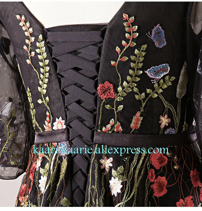 Elegant Black Plus Size Evening Dresses Long 2020 Scoop Half Sleeve Embroidery Evening Party Gowns woman Formal Evening Dress
Elegant Black Plus Size Evening Dresses Long 2020 Scoop Half Sleeve Embroidery Evening Party Gowns woman Formal Evening Dress