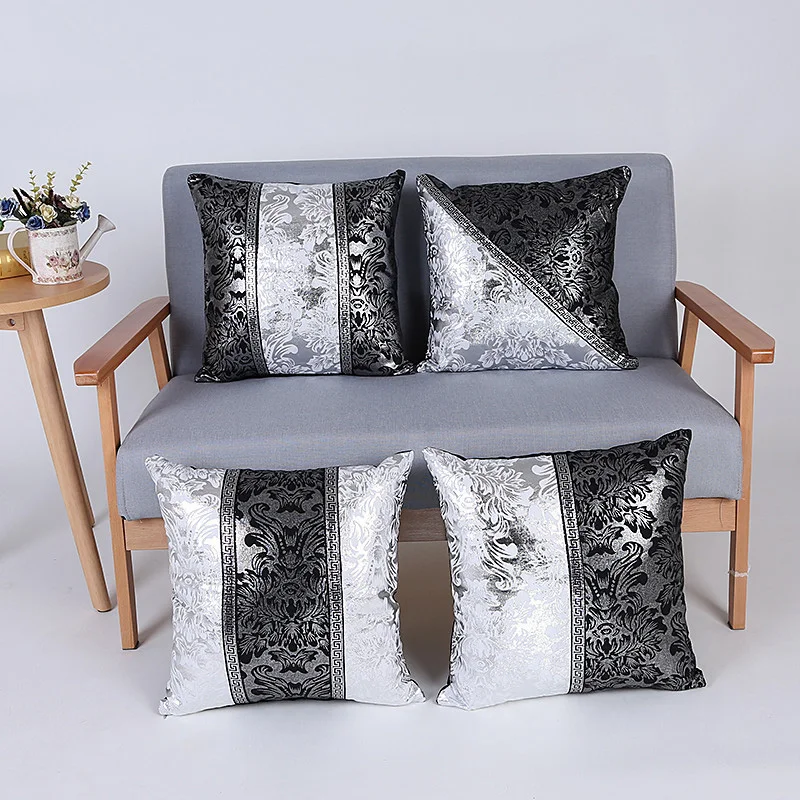 Vintage Black Silver Floral Cushion Cover Pillow Case For Car Sofa Decor Pillowcase Home Decorative Pillow Cover
Vintage Black Silver Floral Cushion Cover Pillow Case For Car Sofa Decor Pillowcase Home Decorative Pillow Cover