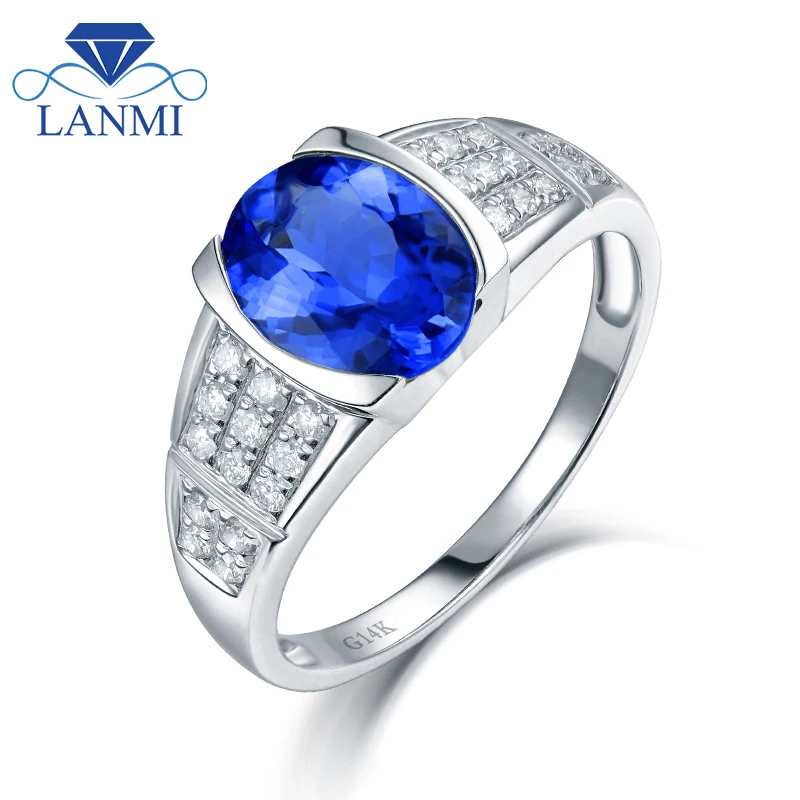 Beautiful Good Quality Tanzanite Ring Real 14K White Gold Shinning Diamond Fine Jewelry Wholesale for Wife Anniversary Gift
Beautiful Good Quality Tanzanite Ring Real 14K White Gold Shinning Diamond Fine Jewelry Wholesale for Wife Anniversary Gift