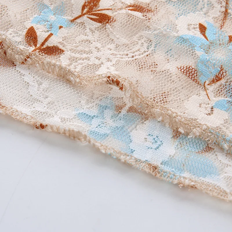 Lace Mesh Blouses Shirt Women Summer Frog Collar Hollow Out Cropped Tops Elegant Female Blusas Femininas Chinese Style Tees
Lace Mesh Blouses Shirt Women Summer Frog Collar Hollow Out Cropped Tops Elegant Female Blusas Femininas Chinese Style Tees