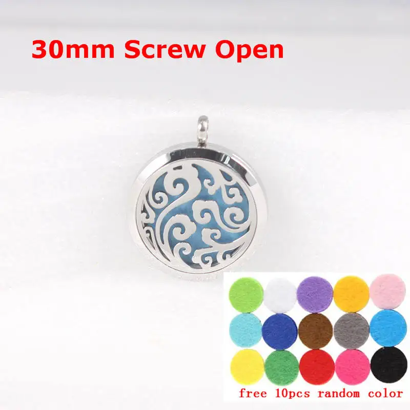 With Pads and chain as gift! Ocean Wave Screw 316L Stainless Steel Aromatherapy Diffuser Locket Pendants Dropshipping
With Pads and chain as gift! Ocean Wave Screw 316L Stainless Steel Aromatherapy Diffuser Locket Pendants Dropshipping