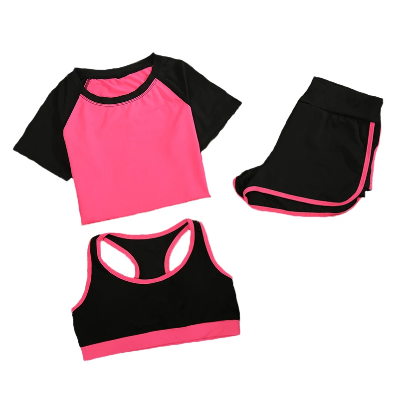 Женский спортивный костюм из 3 предметов, толстовка с коротким рукавом, бюстгальтер и шорты, спортивный костюм для фитнеса, лето 2019
Женский спортивный костюм из 3 предметов, толстовка с коротким рукавом, бюстгальтер и шорты, спортивный костюм для фитнеса, лето 2019