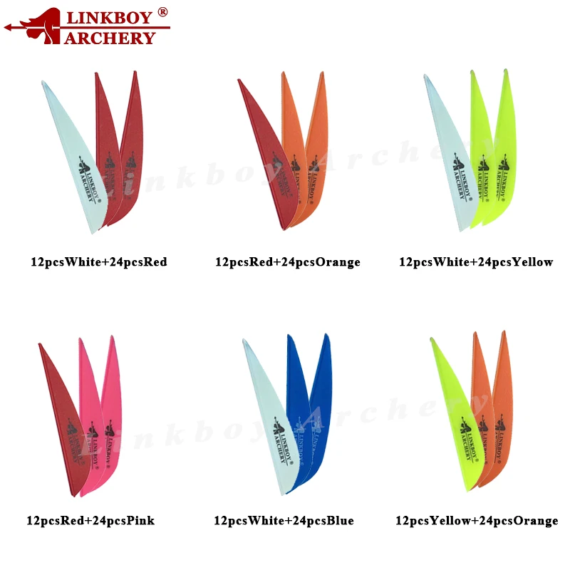Linkboy Archery 36pcs Arrow Vanes 3Inch Plastic Fletching Feather for Compound Bow Hunting and Shooting Outdoor
Linkboy Archery 36pcs Arrow Vanes 3Inch Plastic Fletching Feather for Compound Bow Hunting and Shooting Outdoor