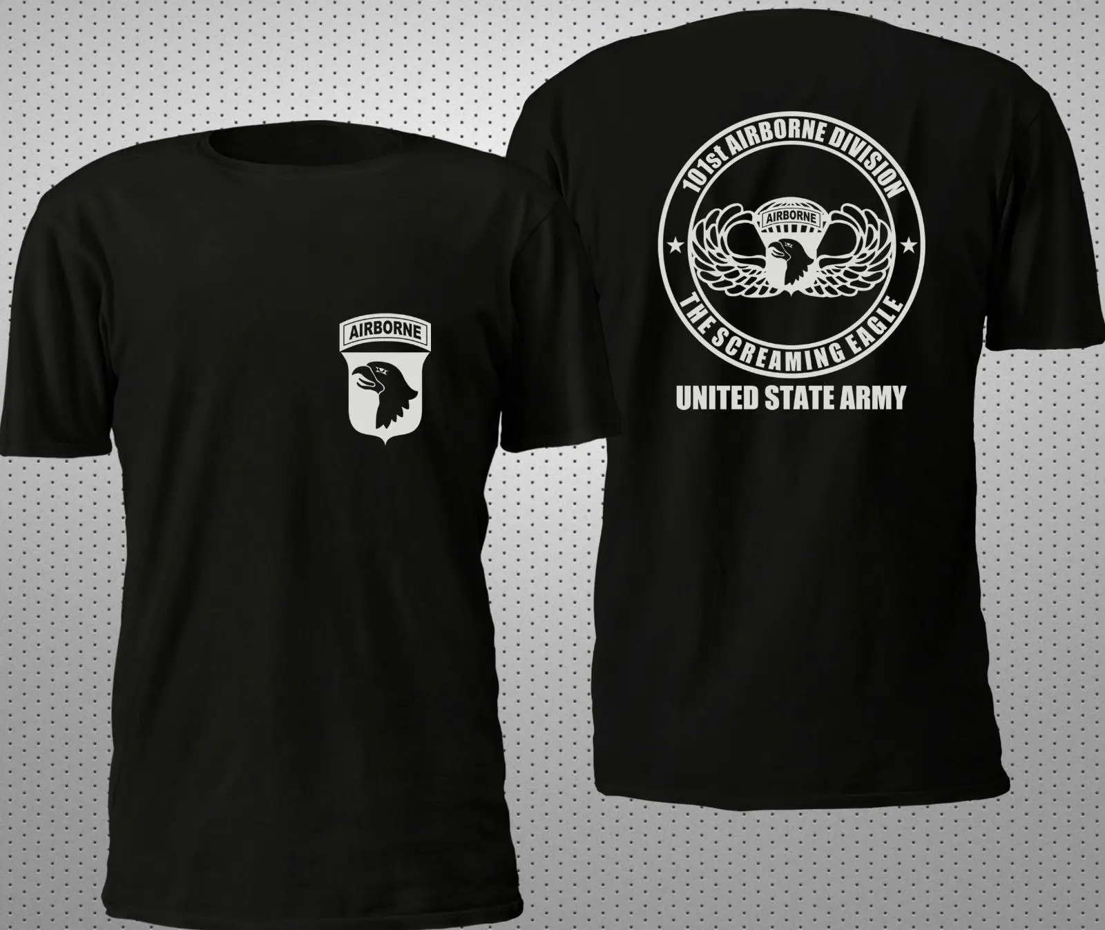 Новая летняя стильная модная футболка 101ST AIRBORNE VETERAN Специальная Военная