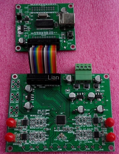 AD9959 DDS high frequency AD9958 module signal generator supports multi-channel V2 official software
AD9959 DDS high frequency AD9958 module signal generator supports multi-channel V2 official software