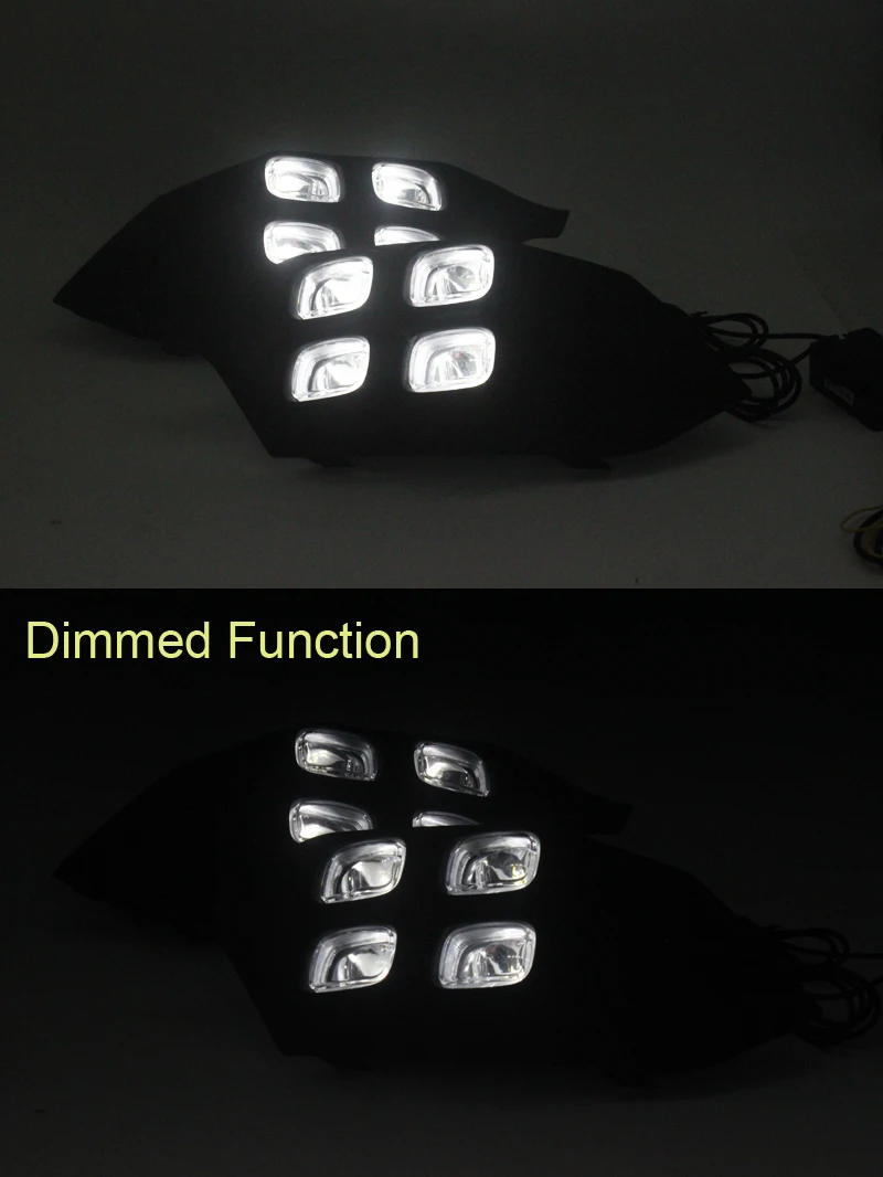 2Pcs/Pair for Mitsubishi Pajero 2016 2017 4 LED Daytime Running Lamp DRL Fog Light Auto Styling White with Yellow Turn Signal
2Pcs/Pair for Mitsubishi Pajero 2016 2017 4 LED Daytime Running Lamp DRL Fog Light Auto Styling White with Yellow Turn Signal