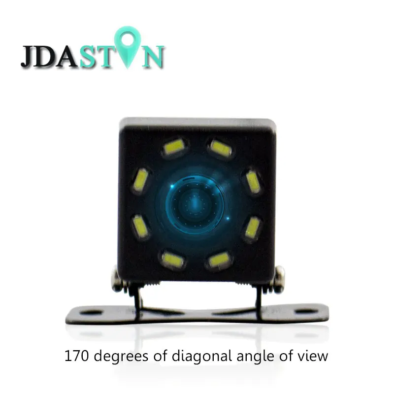 JDASTON HD 8 LEDs Car Rear View Camera Night Vision Universal Reverse Rearview Camera 170 Wide Angle Car Backup Parking Camera
JDASTON HD 8 LEDs Car Rear View Camera Night Vision Universal Reverse Rearview Camera 170 Wide Angle Car Backup Parking Camera