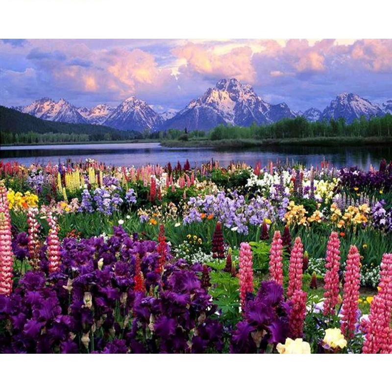 Flower Sea Scenery 40x50CM DIY Painting By Numbers Picture Colouring Zero Basis HandPainted Oil Painting Unique Gift Home Decor
Flower Sea Scenery 40x50CM DIY Painting By Numbers Picture Colouring Zero Basis HandPainted Oil Painting Unique Gift Home Decor