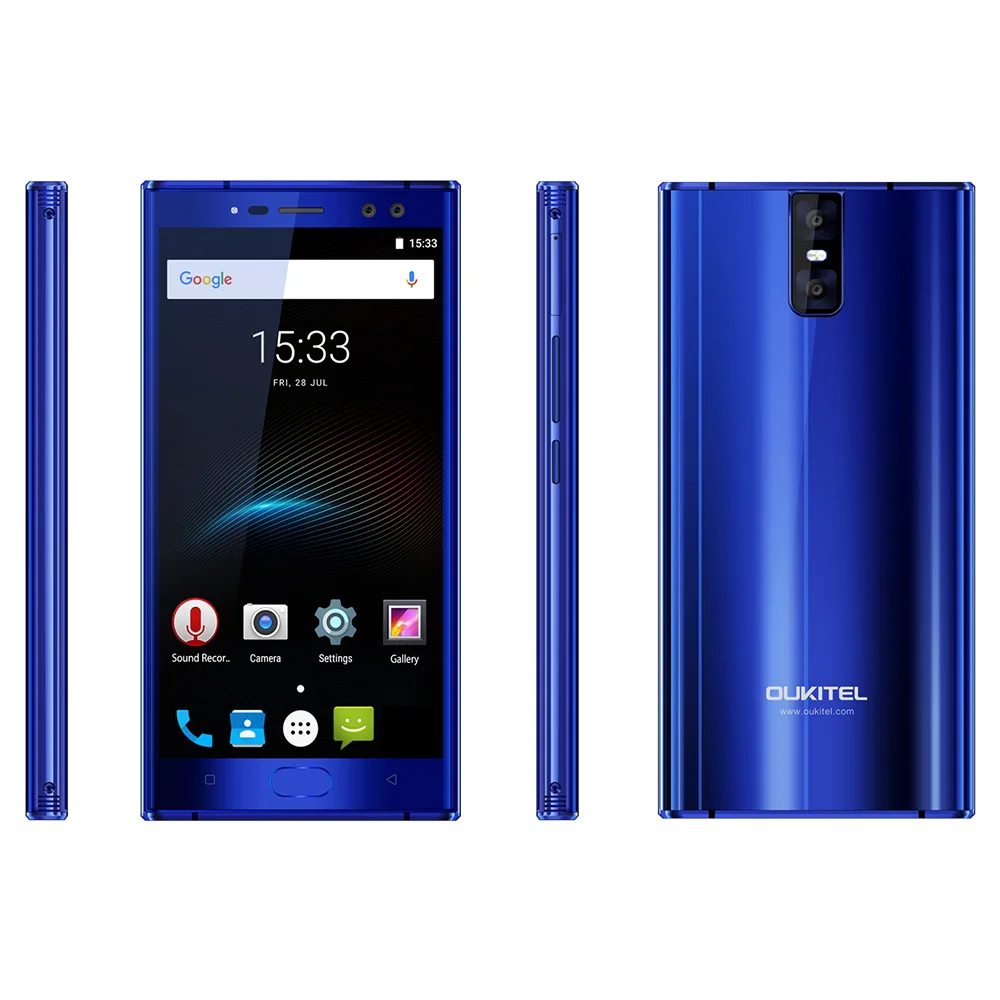OUKITEL K3 4G смартфон 5 "Android 7 0 MTK6750T Octa Core 4 GB Оперативная память 64 Гб Встроенная 6000 mAh