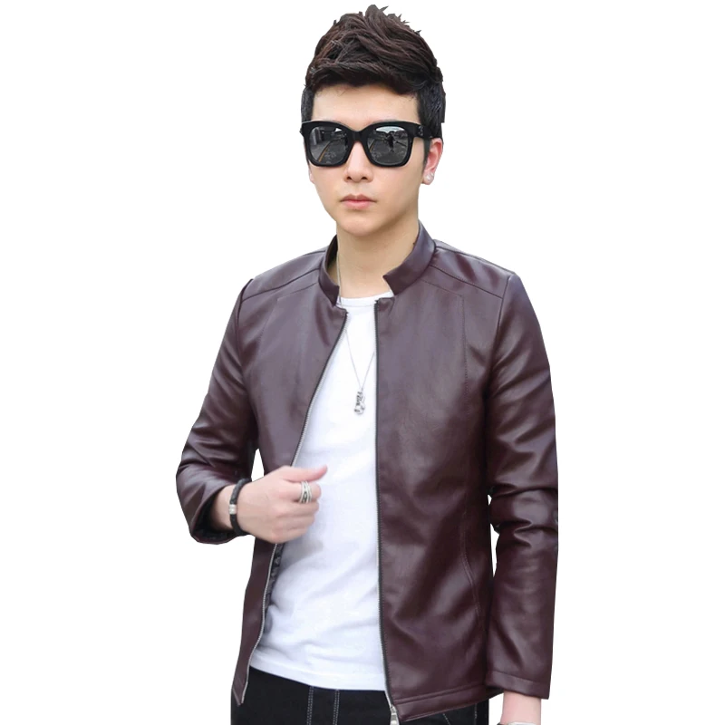 New Brand Men's PU Leather Jacket Red Leather Jackets Zipper Blue PU Leather Jackets Men Chupas De Cuero Hombre Plus Size 4XL
New Brand Men's PU Leather Jacket Red Leather Jackets Zipper Blue PU Leather Jackets Men Chupas De Cuero Hombre Plus Size 4XL