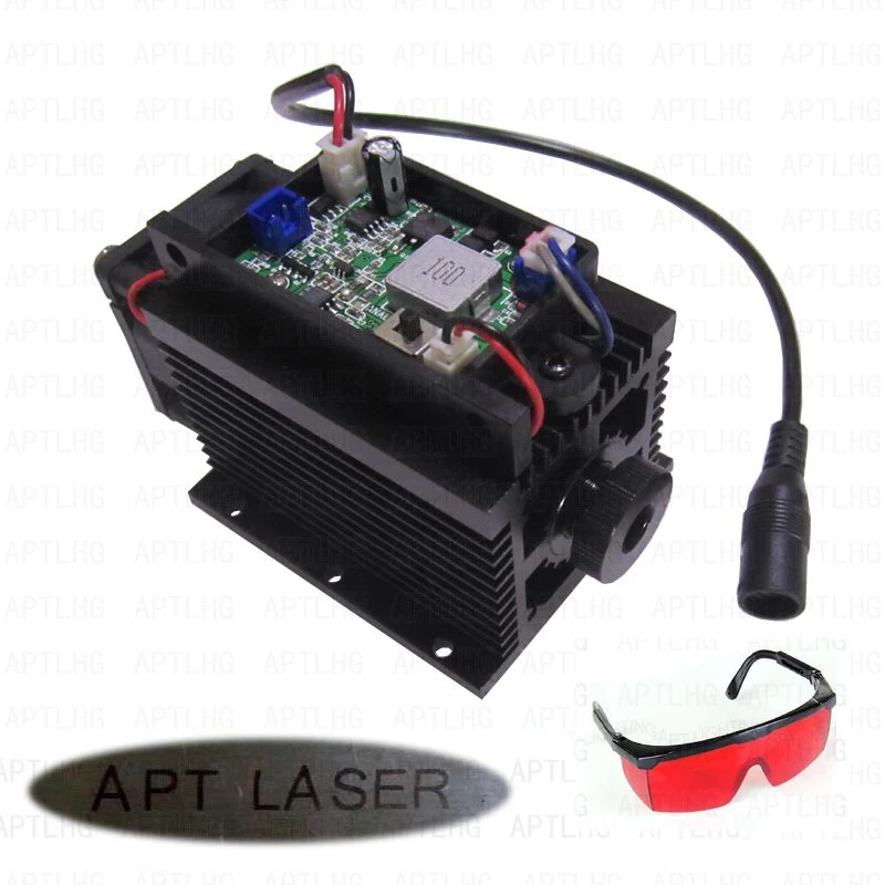 Лазерная головка сделай сам станок с ЧПУ Фокусируемый TTL/PWM/аналоговый 450 нм 15 Вт
