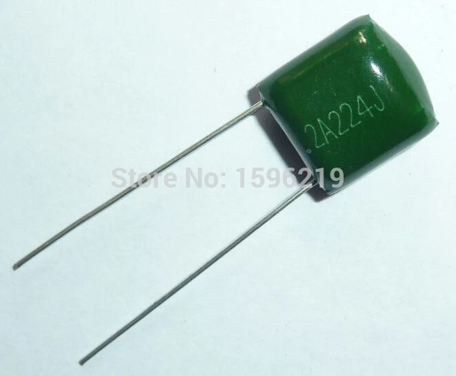 10 шт. Майларовый пленочный конденсатор 100 в 2A224J 0 22 мкФ 220nF 2A224 5% полиэфирный |