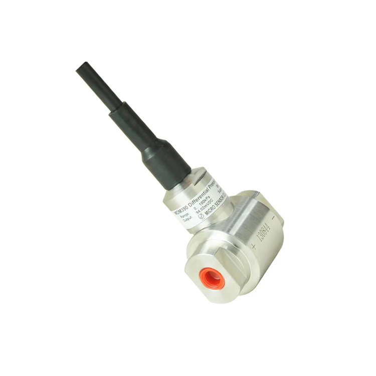 MDM390 type differential pressure sensor with high precision sensor inlet diffused silicon chip
MDM390 type differential pressure sensor with high precision sensor inlet diffused silicon chip