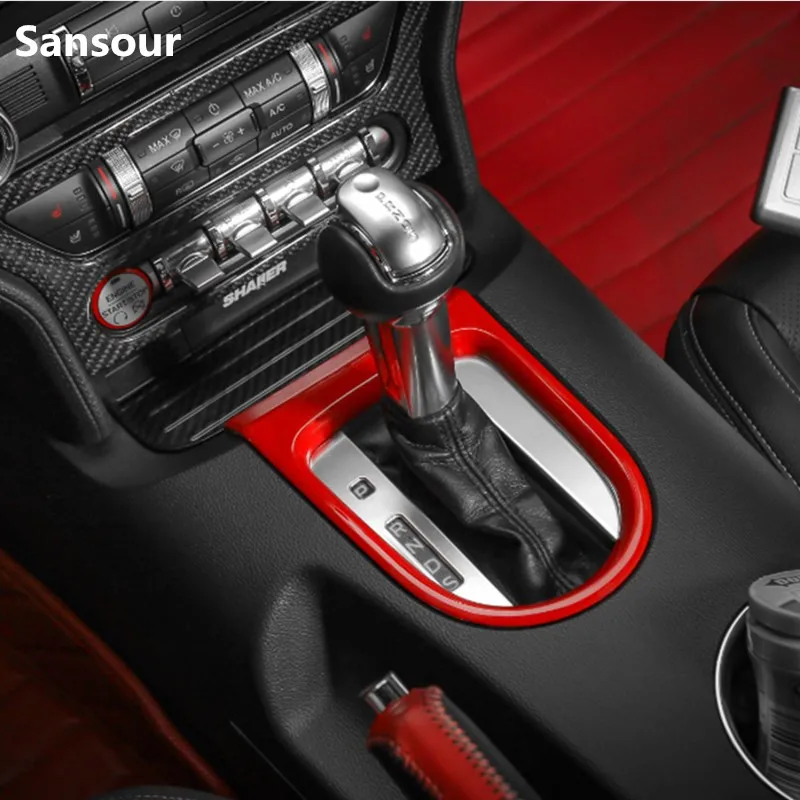 Sansour Car Styling Gear Shift Cover Gear Lever Frame Trim Storage Box Panel Style Pad for Ford Mustang 2015+ Car Accessories
Sansour Car Styling Gear Shift Cover Gear Lever Frame Trim Storage Box Panel Style Pad for Ford Mustang 2015+ Car Accessories