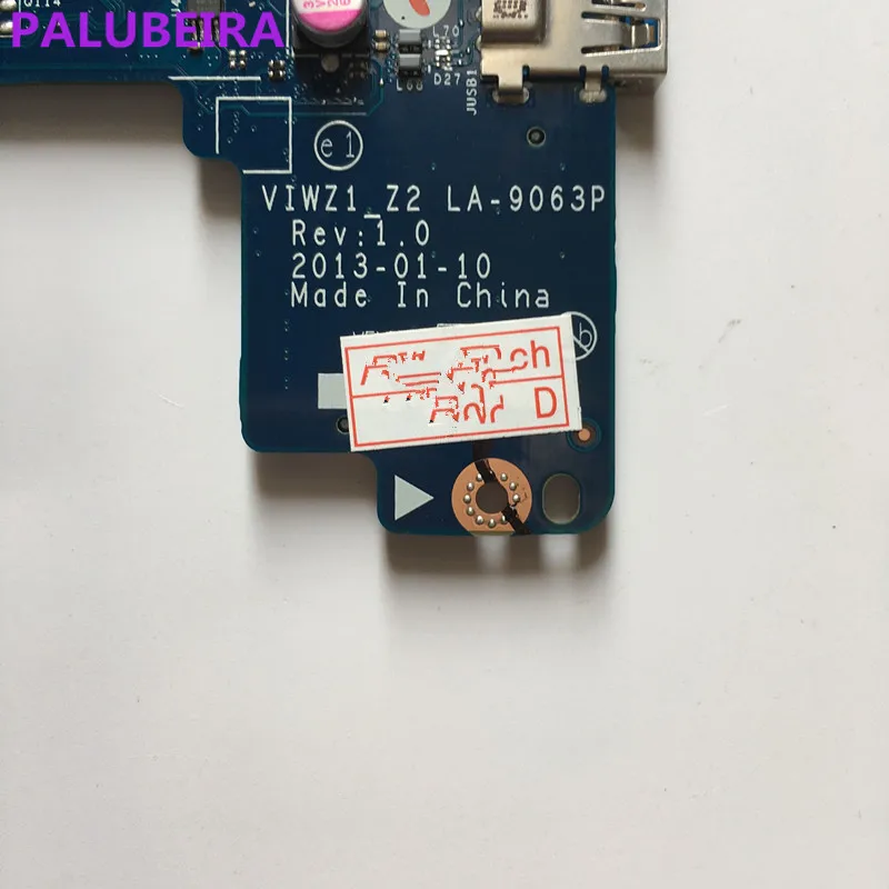 PALUBEIRA LA-9063P для Lenovo Z500 Материнская плата ноутбука VIWZ1-Z2 с GT740M оригинальная