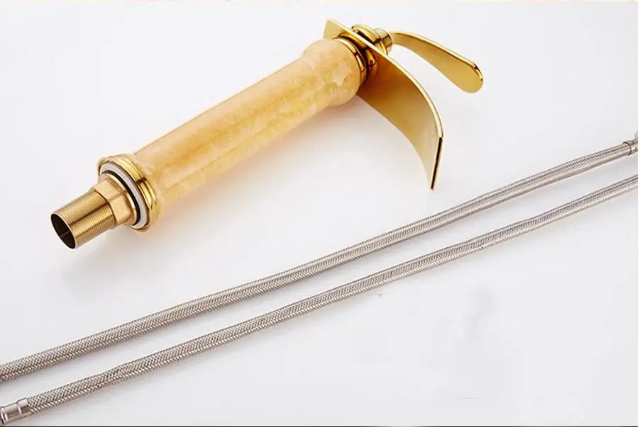 Free Shipping Bathroom Golden jade waterfall bathroom faucet basin sink tap golden waterfall faucet mixer tap Vintage faucet tap
Free Shipping Bathroom Golden jade waterfall bathroom faucet basin sink tap golden waterfall faucet mixer tap Vintage faucet tap