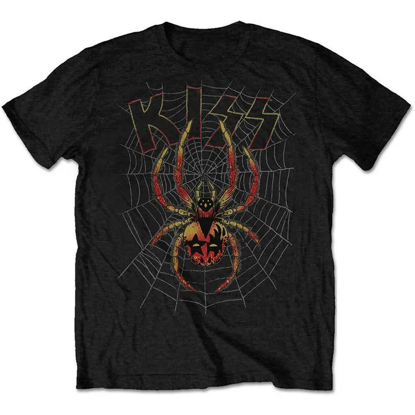 Фото KISS Spider Мужская футболка унисекс Официальная Лицензированная группа Merch