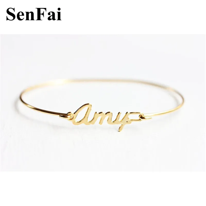 Senfai Custom Bracelets For Women Men Name Personalized Monogram Initial Party Charm Bracelet Bangle Mothers Day Jewelry Gift
Senfai Custom Bracelets For Women Men Name Personalized Monogram Initial Party Charm Bracelet Bangle Mothers Day Jewelry Gift