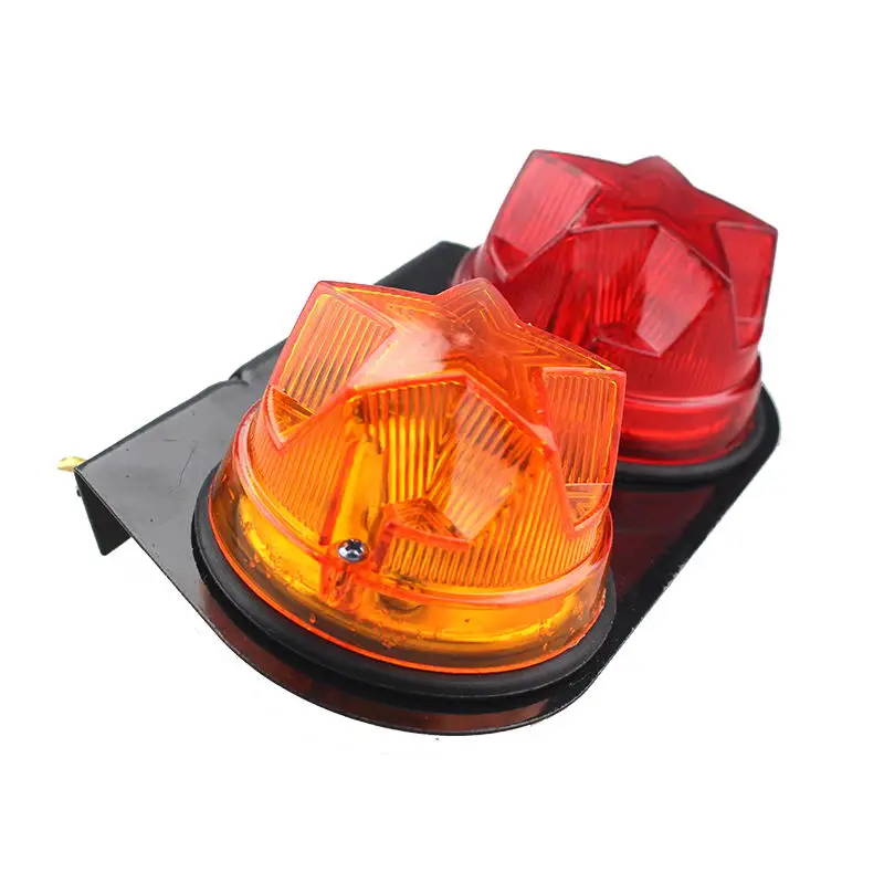 1Pair Bulb Five Star Bulls Eye Tail Lamp 12V Truck Trailer Red Yellow Stop Tail Lights 18.5CM
1Pair Bulb Five Star Bulls Eye Tail Lamp 12V Truck Trailer Red Yellow Stop Tail Lights 18.5CM