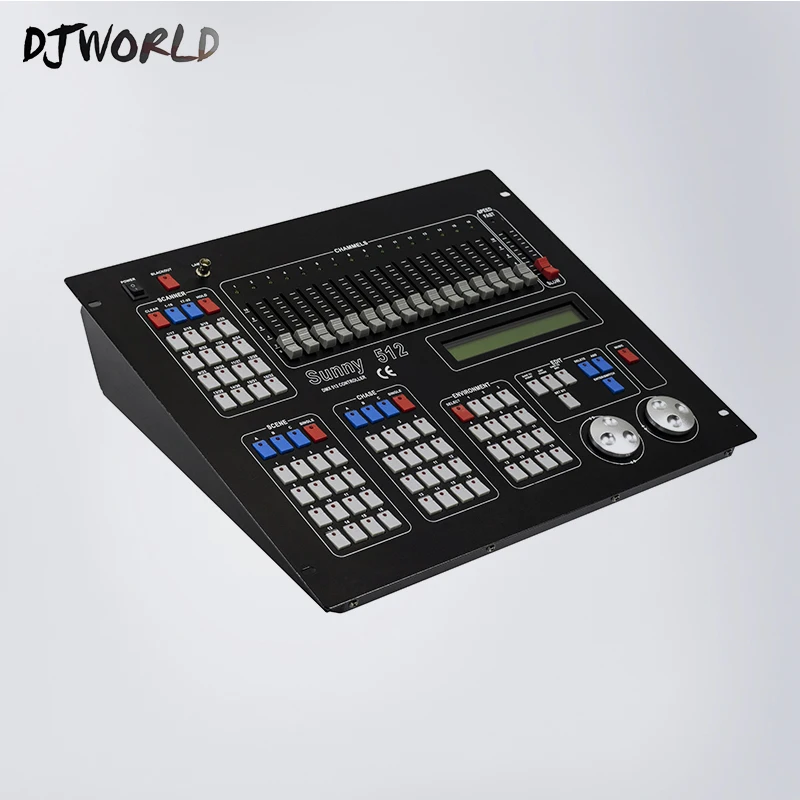 Sunny512 каналы DMX512 контроллер с Flightcase DJ диско сценические световые консоли