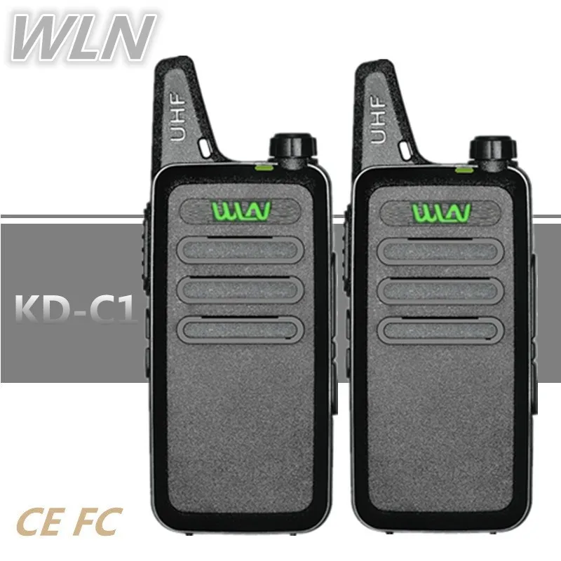 2PCS WLN KD-C1 5W Mini Walkie Talkie Handheld HF Transceiver BAOFENG BF-T1 UHF Kids Radio Comunicator Ham CB Radio Station
2PCS WLN KD-C1 5W Mini Walkie Talkie Handheld HF Transceiver BAOFENG BF-T1 UHF Kids Radio Comunicator Ham CB Radio Station