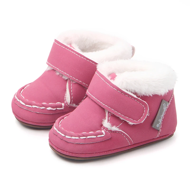 Baby Girl's High-Band Magic Tape Polished PU Suede Snowy Boots With Warm And Slip-Proof Soft Rubber Underneath
Baby Girl's High-Band Magic Tape Polished PU Suede Snowy Boots With Warm And Slip-Proof Soft Rubber Underneath
