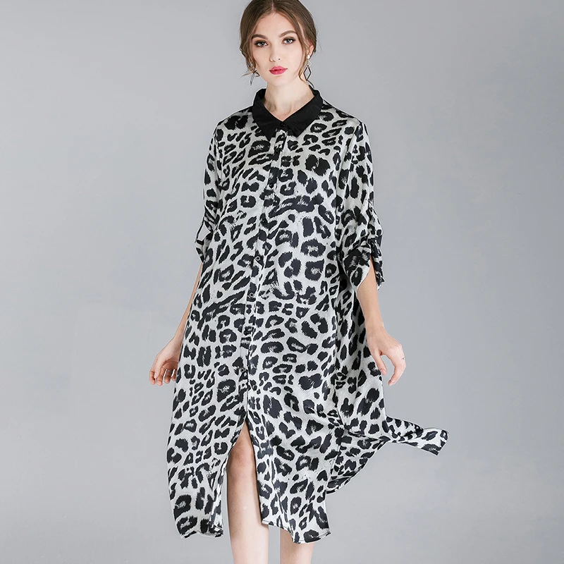 Shirt Dress Leopard Print Long Sleeve Plus Size Spring 2020 Lady Party Elegant Shirt Dresses With Belt Leopard Fashion Dress
Shirt Dress Leopard Print Long Sleeve Plus Size Spring 2020 Lady Party Elegant Shirt Dresses With Belt Leopard Fashion Dress