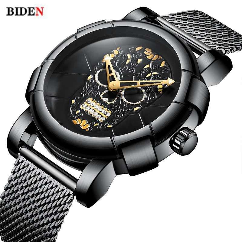 BIDEN Fashion Luxury brand Watches men Stainless Steel Mesh strap Quartz watch Ultra Thin Dial Clock Men's Watches waterproof
BIDEN Fashion Luxury brand Watches men Stainless Steel Mesh strap Quartz watch Ultra Thin Dial Clock Men's Watches waterproof