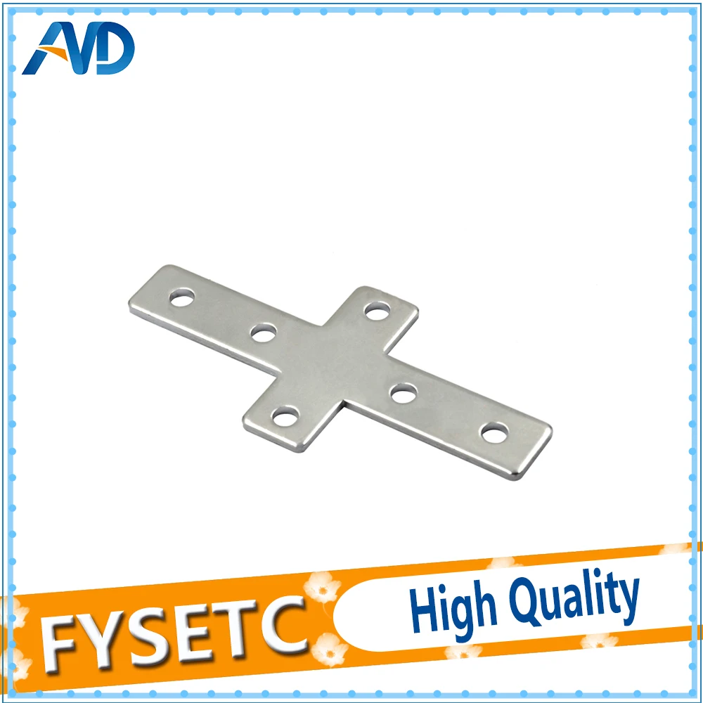2Pcs Plate Corner Brace Flat Cross Shape Repair Bracket For Aluminum Profile 2020 20x20 with 6 holes
2Pcs Plate Corner Brace Flat Cross Shape Repair Bracket For Aluminum Profile 2020 20x20 with 6 holes