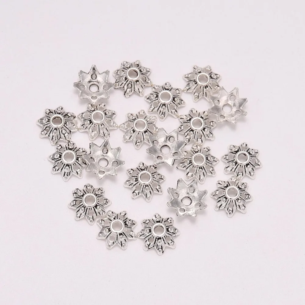 100Pcs/Lot 9mm Metal 8 Petals Flower Bead End Caps for Jewelry Making Findings Diy Bracelet Necklace Needlework Accessories
100Pcs/Lot 9mm Metal 8 Petals Flower Bead End Caps for Jewelry Making Findings Diy Bracelet Necklace Needlework Accessories