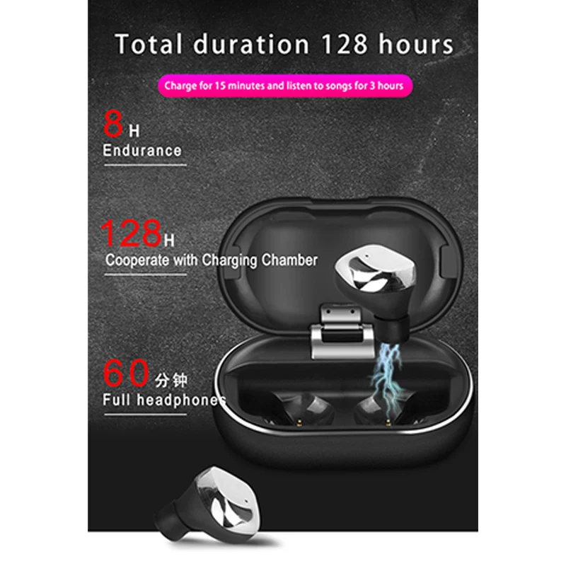 X26 TWS Bluetooth 5.0 True Wireless Earbuds Smart Waterproof Stereo Hifi Earphone With Charger Case for iphone
X26 TWS Bluetooth 5.0 True Wireless Earbuds Smart Waterproof Stereo Hifi Earphone With Charger Case for iphone