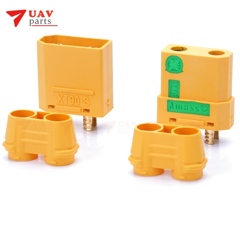5 paris Amass XT90S XT90-S Anti-sparConnector Plugs Male Female FPV Drone Battery Connector
5 paris Amass XT90S XT90-S Anti-sparConnector Plugs Male Female FPV Drone Battery Connector