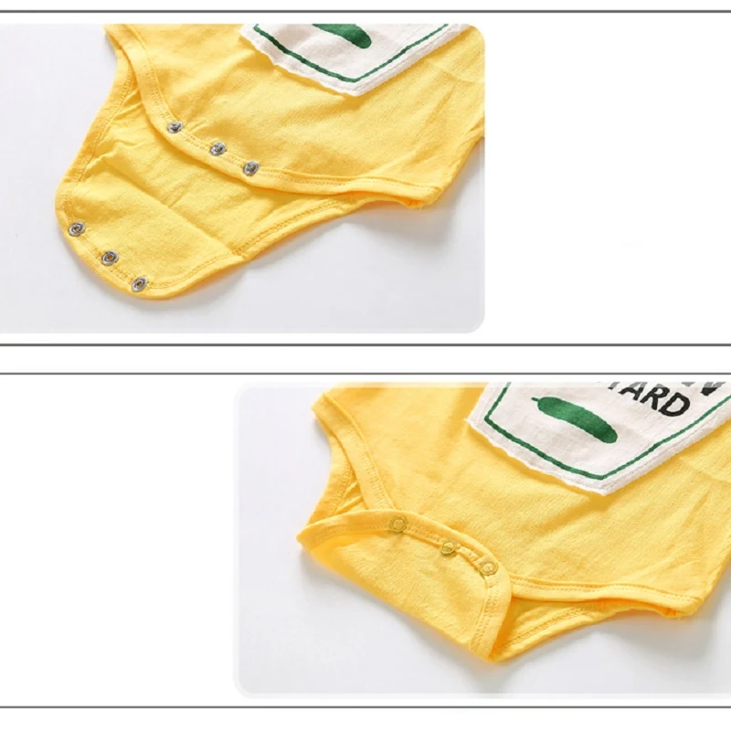 New summer baby clothes tomato ketchup and yellow mustard design baby bodysuit 0-12 Months Y723
New summer baby clothes tomato ketchup and yellow mustard design baby bodysuit 0-12 Months Y723